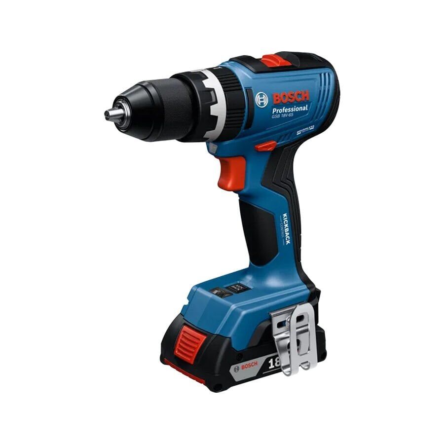 Bosch GSB 18V-65 Akülü Darbeli Delme Vidalama Makinesi 18 Volt 2 Ah
