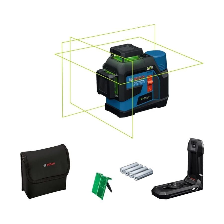 Bosch GLL 12V-100-33 CG Çapraz Çizgi Hizalama Lazeri Çantalı