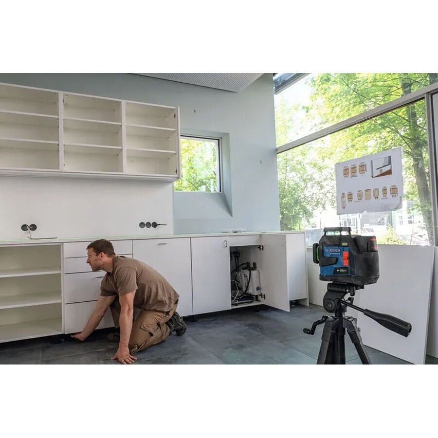 Bosch GLL 12V-100-33 CG Çapraz Çizgi Hizalama Lazeri Çantalı