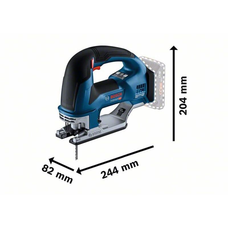 Bosch GST 18V-155 BC Akülü Dekupaj Testere 18V