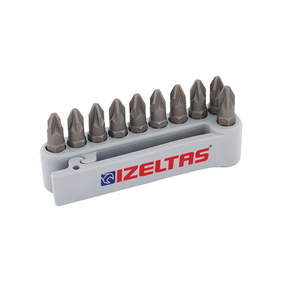 İzeltaş 4825 00 0001 Pozidriv Bits Uç Takımı Pz1 10 Parça