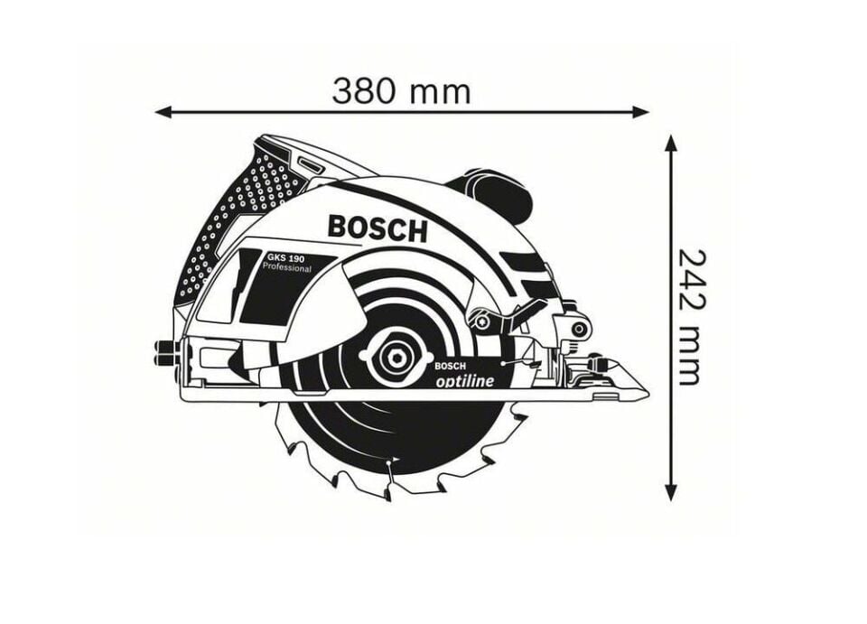 Bosch Professional GKS 190 Daire Testere 1400 Watt