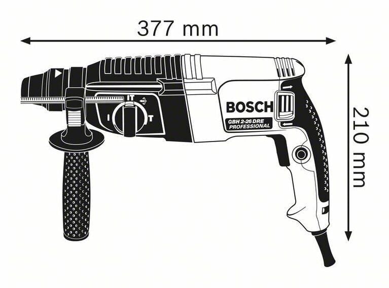 Bosch GBH 2-26 DRE Professional Kırıcı Delici Matkap